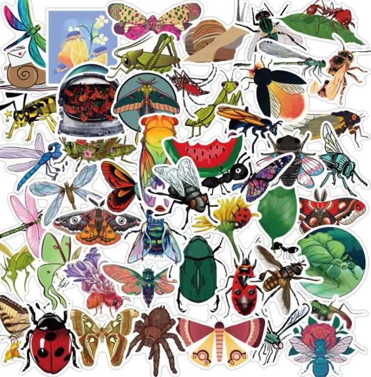10/30/50pcs Cartoon Insect Graffiti Stickers Waterproof Skateboard Travel Suitcase Phone Helmet Laptop Diy Decal Decor Stickers
10/30/50pcs Cartoon Insect Graffiti Stickers Waterproof Skateboard Travel Suitcase Phone Helmet Laptop Diy Decal Decor Stickers