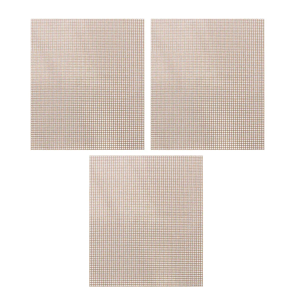 3 Pcs Barbecue Net Grill Mesh Non stick Pad Heat resistant Cooking Baking Pan Reusable Outdoor BBQ Accessories
3 Pcs Barbecue Net Grill Mesh Non stick Pad Heat resistant Cooking Baking Pan Reusable Outdoor BBQ Accessories