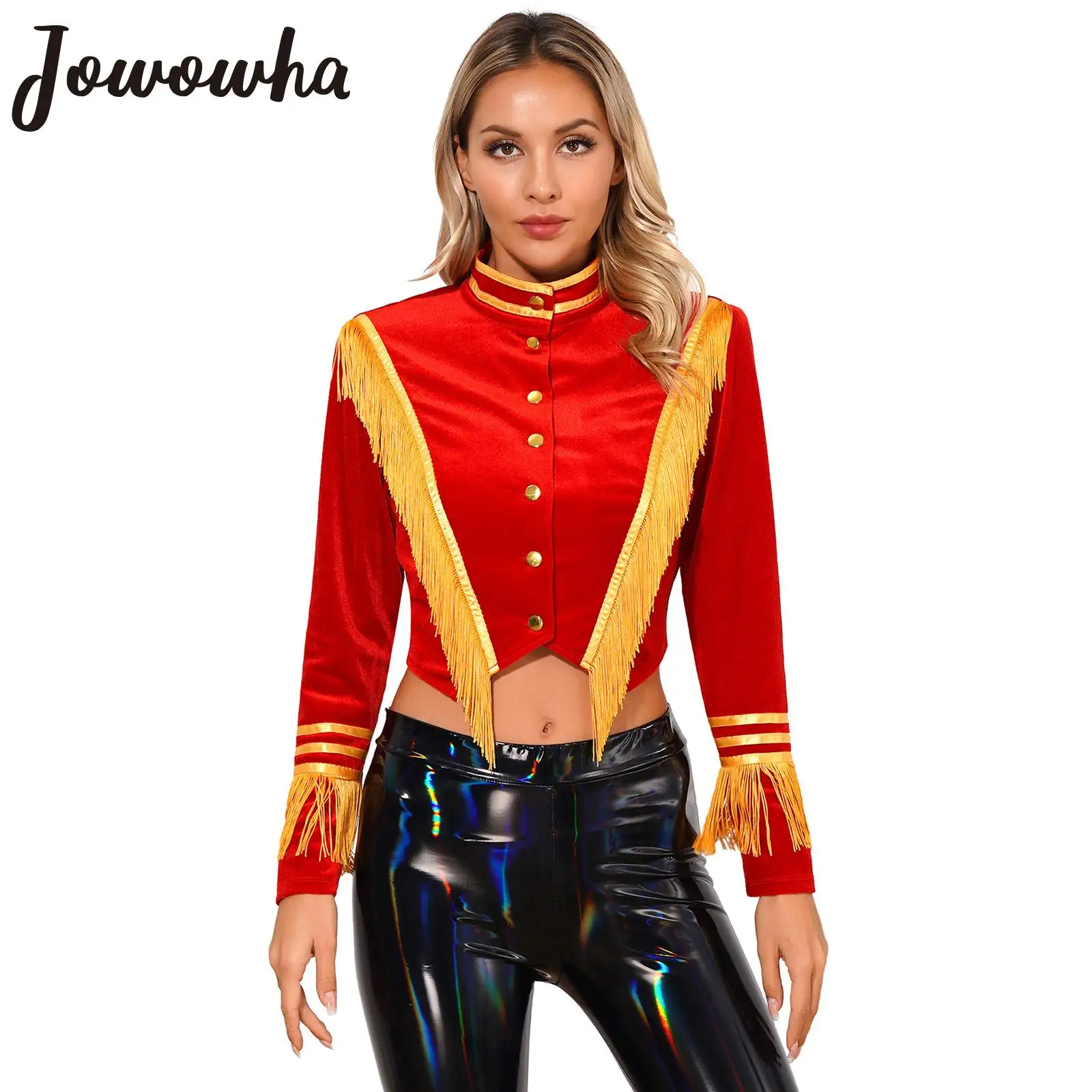 Женская Вельветовая верхняя одежда для косплея костюма на Хэллоуин, пальто средневекового возрождения, короткие куртки в полоску с кисточками и острым подолом 
Женская Вельветовая верхняя одежда для косплея костюма на Хэллоуин, пальто средневекового возрождения, короткие куртки в полоску с кисточками и острым подолом