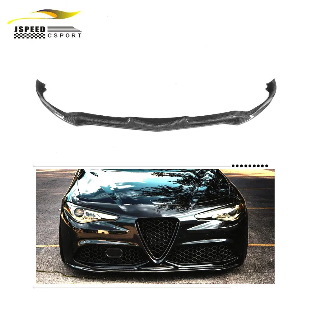 Suitable for Alfa Romeo Giulia sedan 2016-2020 true carbon front bumper lip spoiler
Suitable for Alfa Romeo Giulia sedan 2016-2020 true carbon front bumper lip spoiler