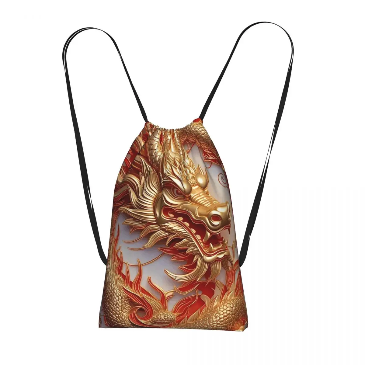 Golden Dragon Pattern Backpacks Casual Drawstring Bundle Pocket Sports Bag Book Bags for Travel Students
Golden Dragon Pattern Backpacks Casual Drawstring Bundle Pocket Sports Bag Book Bags for Travel Students