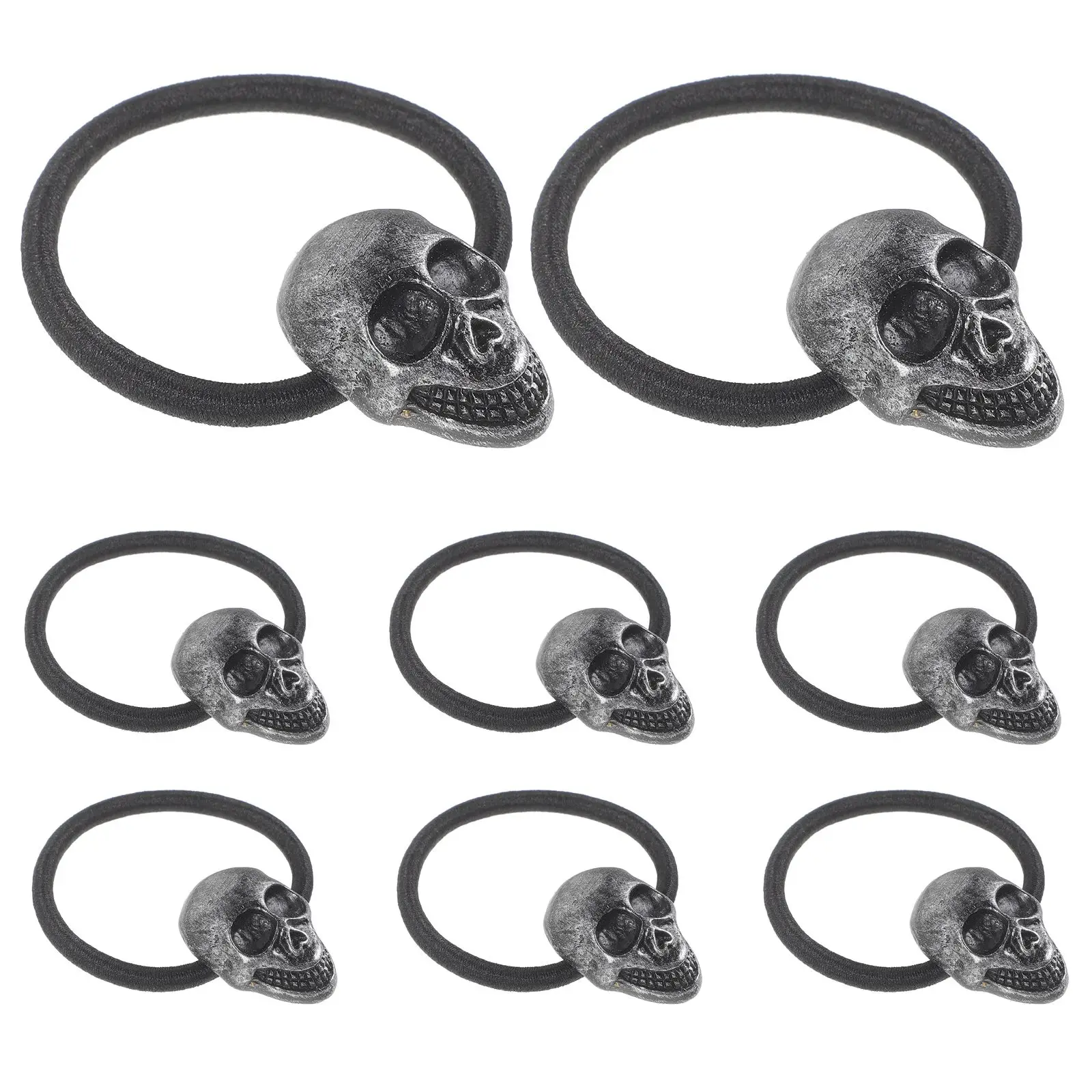 10 Pcs Ties Halloween Ties Elastic Bands Gothic Accessories Punk Girls Hair Rings Black Resin Spiral Holders Hair Rope
10 Pcs Ties Halloween Ties Elastic Bands Gothic Accessories Punk Girls Hair Rings Black Resin Spiral Holders Hair Rope