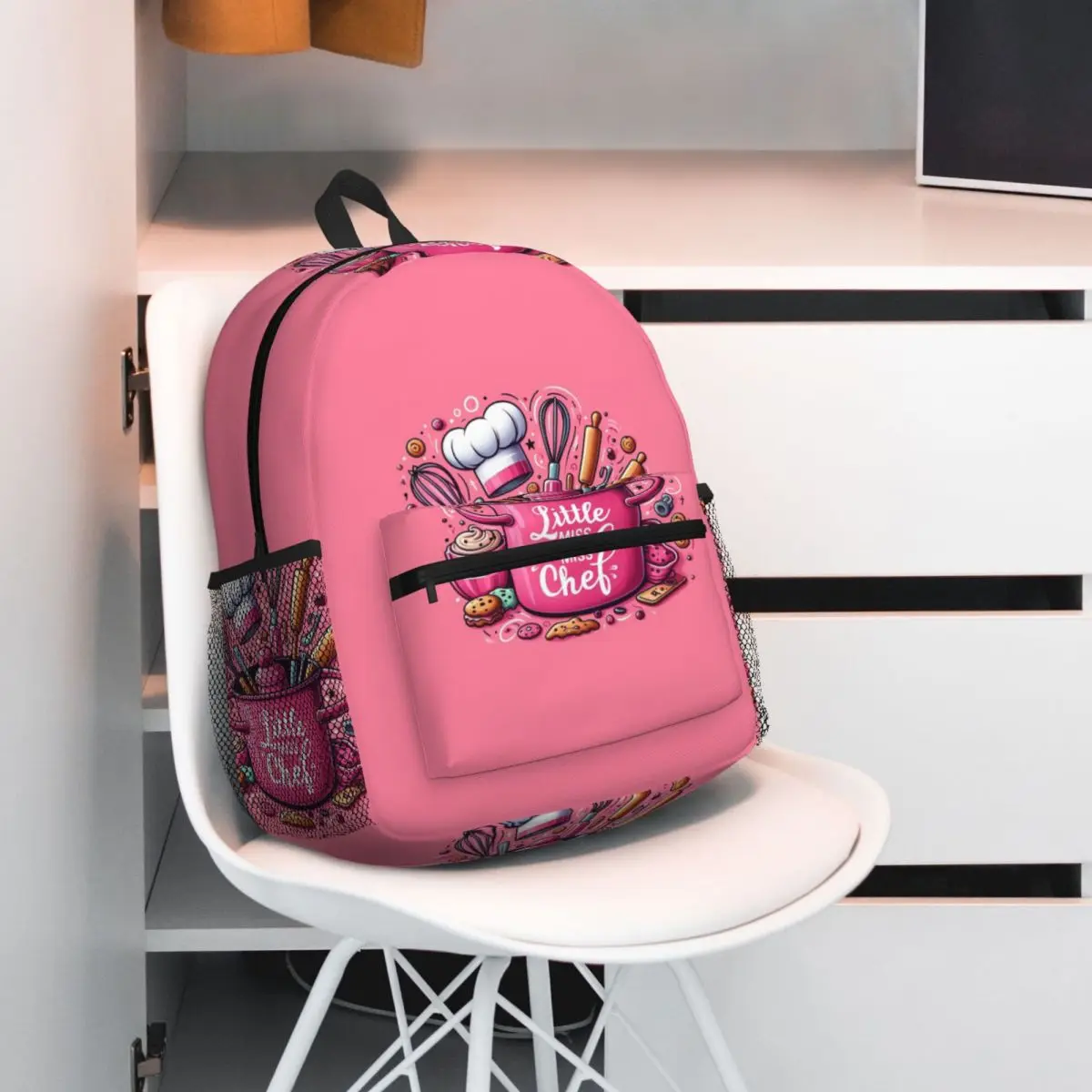 Little Miss Chef Backpack Student BookBag Children School Bag Laptop Shoulder Bags for Men Women
Little Miss Chef Backpack Student BookBag Children School Bag Laptop Shoulder Bags for Men Women