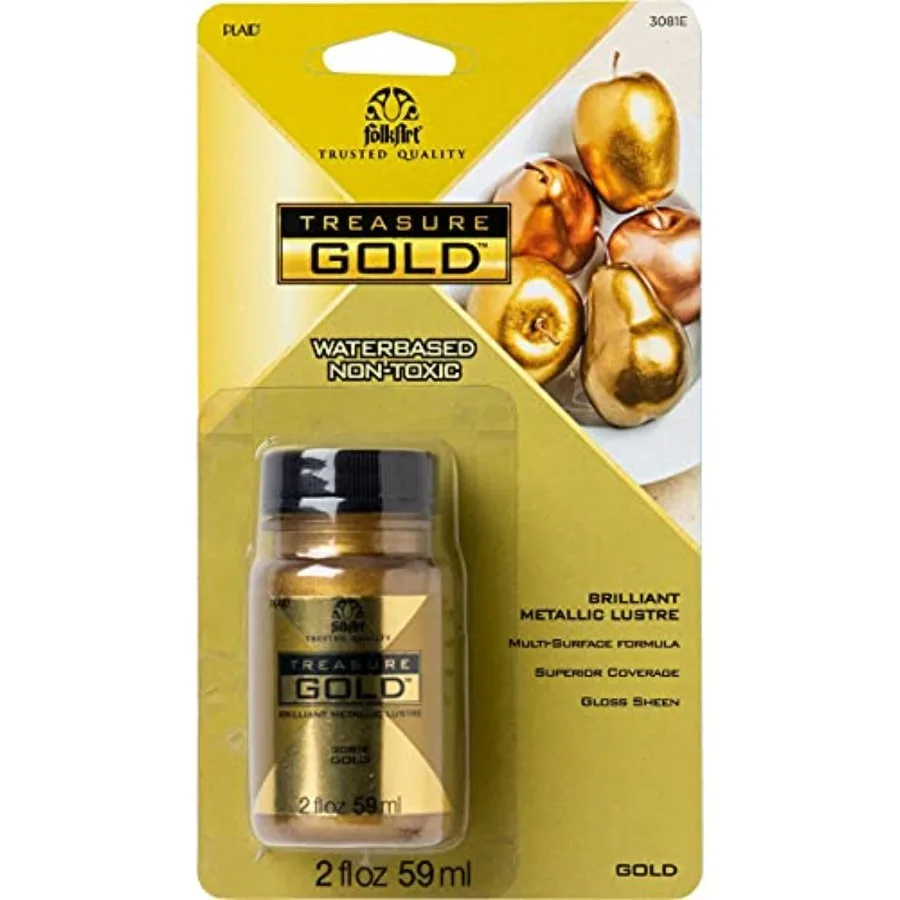 Assorted Easy to Apply DIY Crafts, Art Supplies with A Metallic Finish Treasure Paint 59 Ml
Assorted Easy to Apply DIY Crafts, Art Supplies with A Metallic Finish Treasure Paint 59 Ml