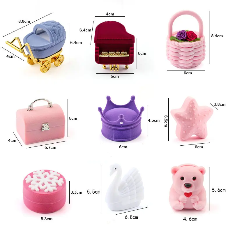 One Piece Velvet Jewelry Box Gift Box Container Wedding Ring Box Ring Case Earrings Holder For Jewelry Display& Jewelry Package
One Piece Velvet Jewelry Box Gift Box Container Wedding Ring Box Ring Case Earrings Holder For Jewelry Display& Jewelry Package