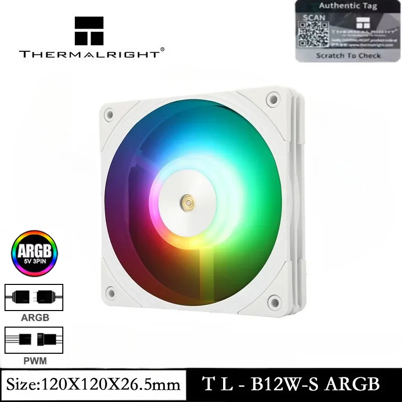 Thermalright TL-B12W-S ARGB 120 мм 4-контактный вентилятор процессора с зеркальным эффектом ARGB Вентилятор корпуса для жидкостного радиатора процессора и воздушного охлаждения процессора
Thermalright TL-B12W-S ARGB 120 мм 4-контактный вентилятор процессора с зеркальным эффектом ARGB Вентилятор корпуса для жидкостного радиатора процессора и воздушного охлаждения процессора