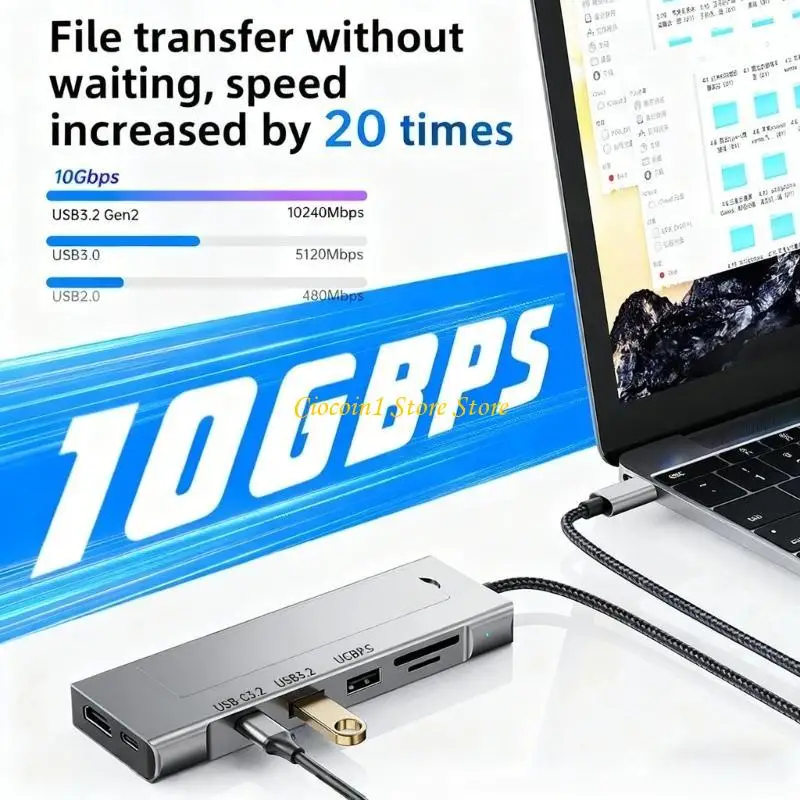 A3PC Aluminum M.2 Docking Station for Efficient Heat Dissipation and Stable Performances
A3PC Aluminum M.2 Docking Station for Efficient Heat Dissipation and Stable Performances