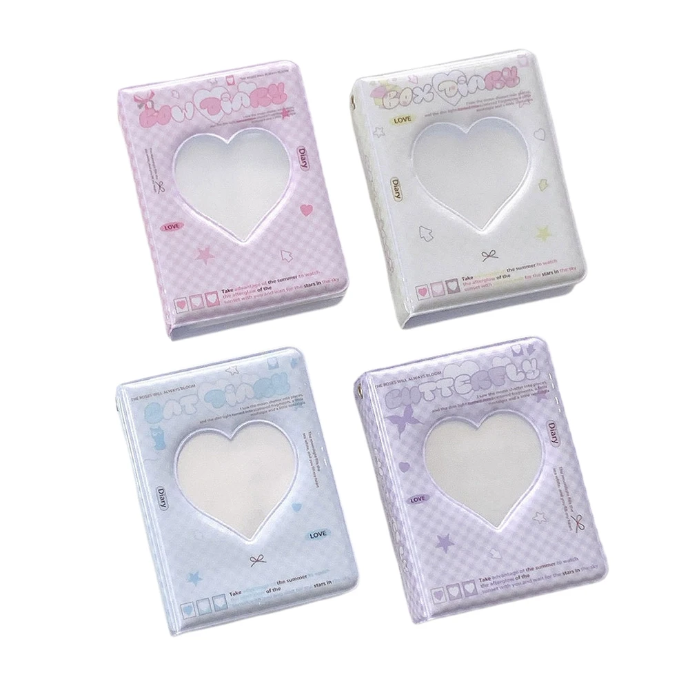 A96Q-Photo Card Binder, 3 Inch Cute Photo Card Holder, Love Hollow Album, Pocket Collection Book, Photos, Small Cards
A96Q-Photo Card Binder, 3 Inch Cute Photo Card Holder, Love Hollow Album, Pocket Collection Book, Photos, Small Cards