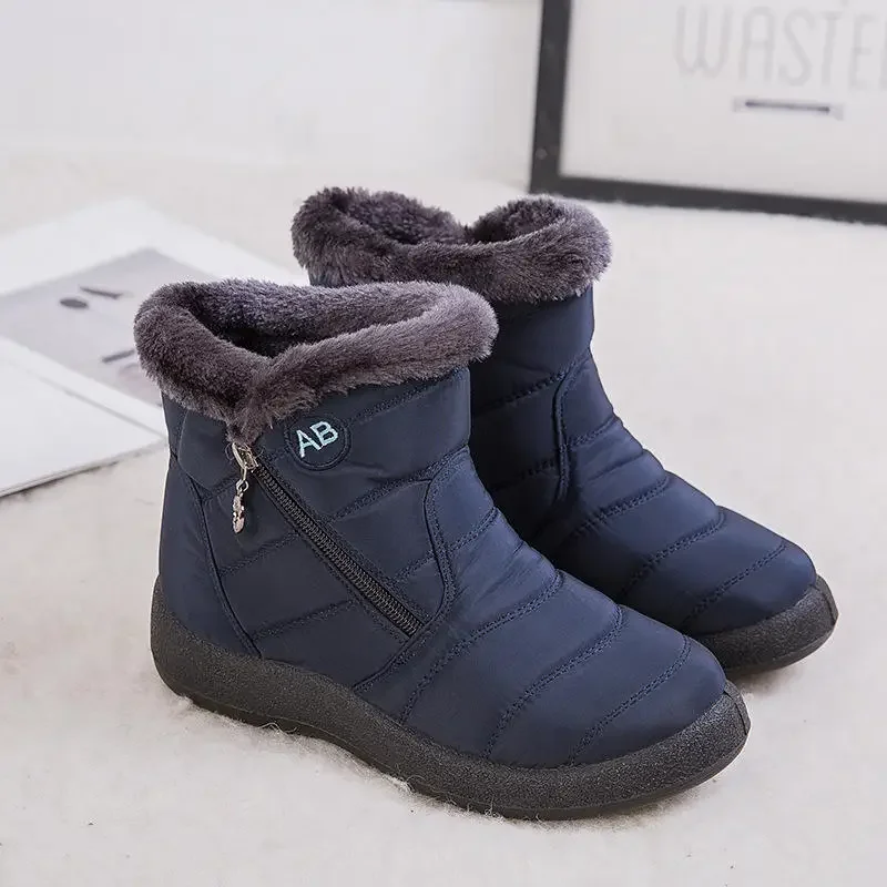 Simple Women Boots Waterproof Snow Boots Winter Warm Fur Casual Shoes Lightweight Botas Mujer Zipper Ankle Boots Plus Size 43
Simple Women Boots Waterproof Snow Boots Winter Warm Fur Casual Shoes Lightweight Botas Mujer Zipper Ankle Boots Plus Size 43