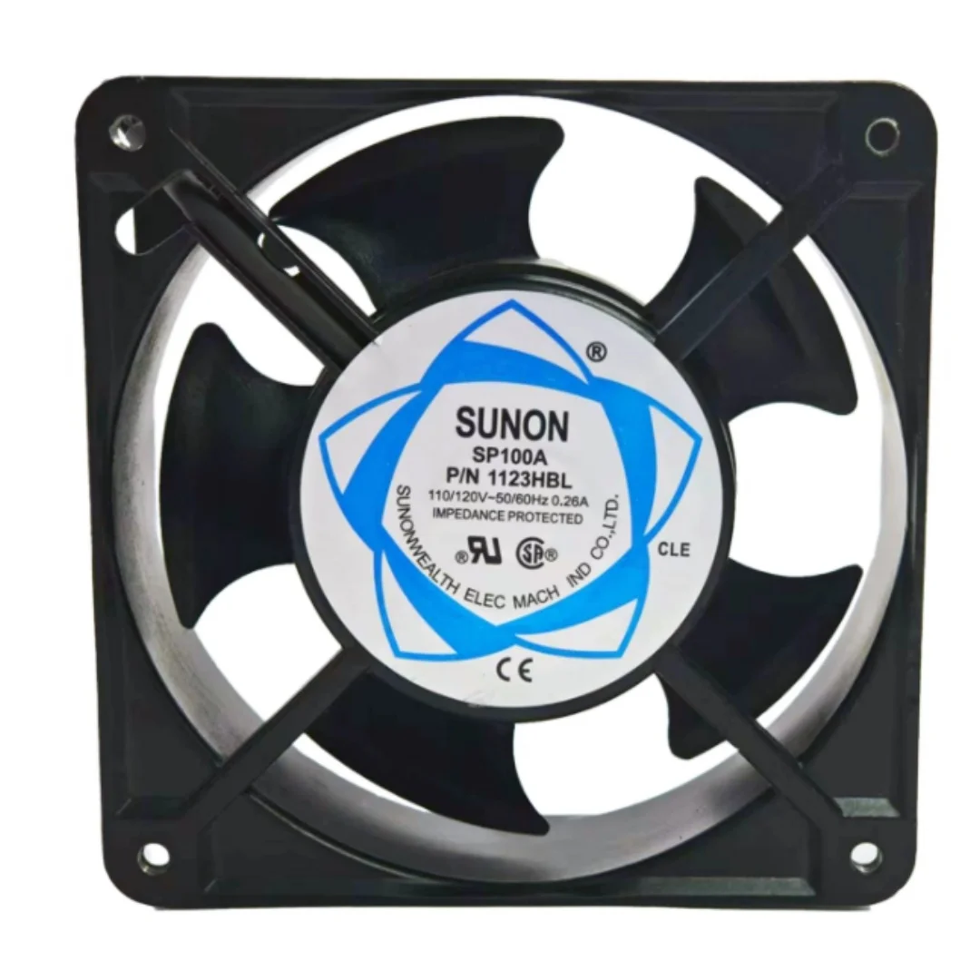 SUNON SP100A 1123HBL AC 110-120V 0.26A 120x120x38mm Server Cooling Fan
SUNON SP100A 1123HBL AC 110-120V 0.26A 120x120x38mm Server Cooling Fan