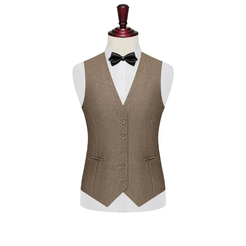KIDWHXR Men 2-piece Set British Style Single-breasted V-neck Vest Man Straight-leg Pant Male Slim Wedding Office Casual Outfit
KIDWHXR Men 2-piece Set British Style Single-breasted V-neck Vest Man Straight-leg Pant Male Slim Wedding Office Casual Outfit