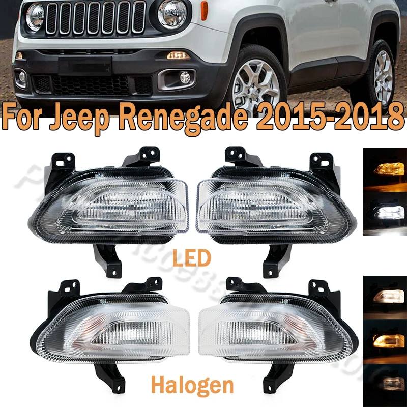 PMFC Fog Light DRL Headlight Fog Lamp Daytime Running Light Driving Light Foglight LED Or Halogen For Jeep Renegade 2015-2018
PMFC Fog Light DRL Headlight Fog Lamp Daytime Running Light Driving Light Foglight LED Or Halogen For Jeep Renegade 2015-2018