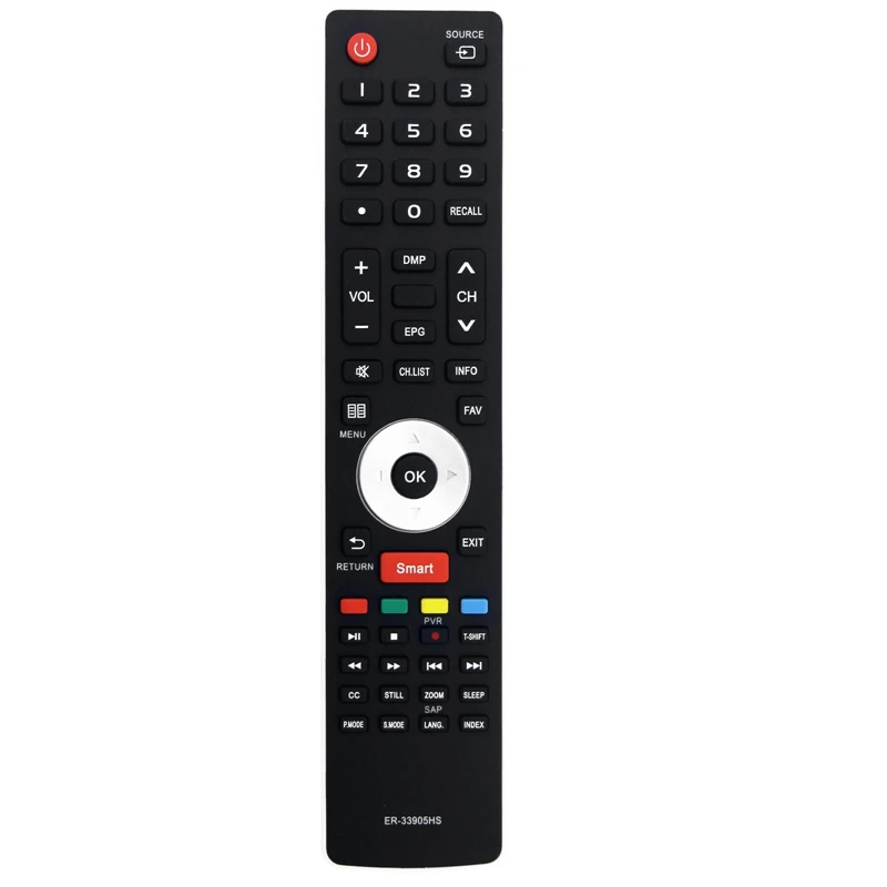 Remote Control Kit Black Remote Control Replace ER-33905HS ER-33905 For Hisense 3D Smart TV
Remote Control Kit Black Remote Control Replace ER-33905HS ER-33905 For Hisense 3D Smart TV