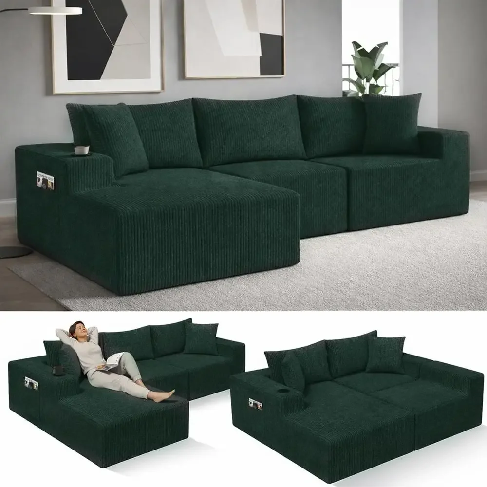 Plush Deep Seat L-Shaped Sofa for Comfortable Relaxation and Entertaining, Durable and Easy to Assemble, Ideal for Living Rooms
Plush Deep Seat L-Shaped Sofa for Comfortable Relaxation and Entertaining, Durable and Easy to Assemble, Ideal for Living Rooms