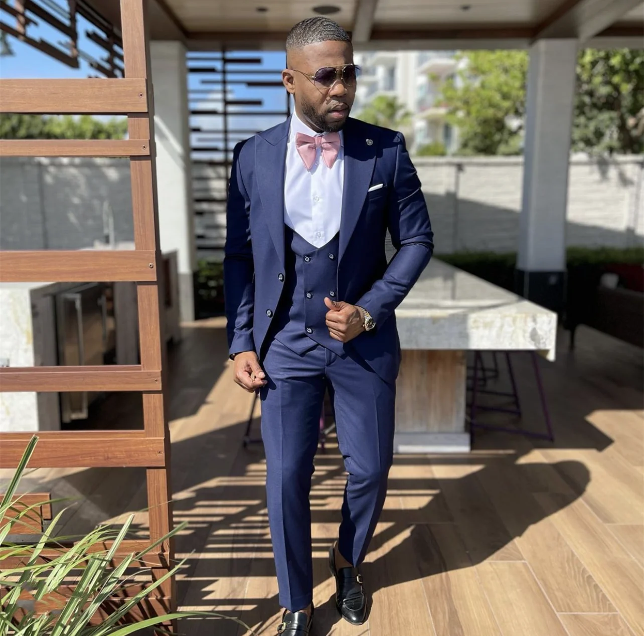 Navy Blue Suit Men Formal Slim Fit Groom Tuxedos For Wedding Prom Party Dress Male Classic Men's Suit Blazer Vest Pants
Navy Blue Suit Men Formal Slim Fit Groom Tuxedos For Wedding Prom Party Dress Male Classic Men's Suit Blazer Vest Pants