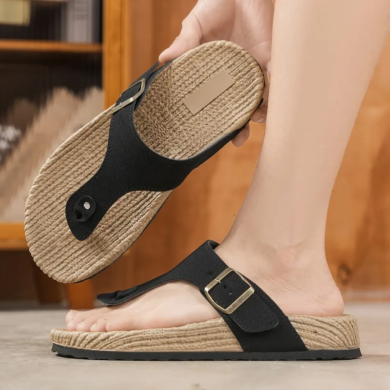Men's Summer Flip Flops, Thick Sole Non-slip Slippers, Lightweight Durable Outdoor Beach Sandals
Men's Summer Flip Flops, Thick Sole Non-slip Slippers, Lightweight Durable Outdoor Beach Sandals