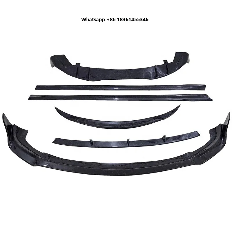For s Model Y Carbon Fiber Front Lip+Side Skirts+Rear Diffuser+Rear Spoiler SPC Forged Carbon Fiber Aerodynamic Body Kit
For s Model Y Carbon Fiber Front Lip+Side Skirts+Rear Diffuser+Rear Spoiler SPC Forged Carbon Fiber Aerodynamic Body Kit