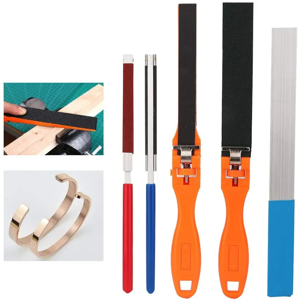 5pcs European Style Sandpaper Stick Professional Strong Anti-Oxidant Semicircular Sandpaper Polishing Tool
5pcs European Style Sandpaper Stick Professional Strong Anti-Oxidant Semicircular Sandpaper Polishing Tool