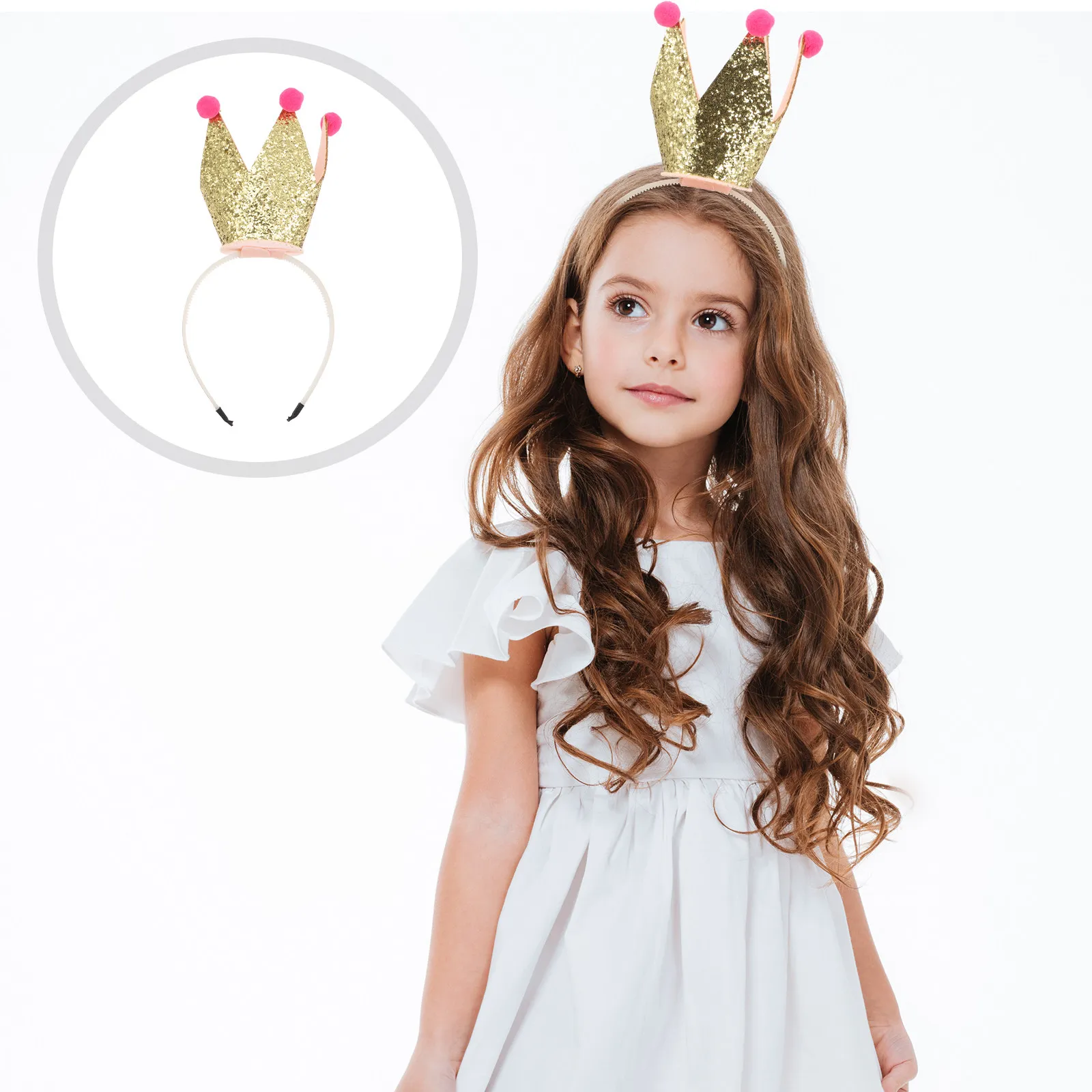 Crown Headband Sequins Decorative Hairband for Birthday Party Festival Wear Sweet Lovely Easy-Wear Safe Gentle
Crown Headband Sequins Decorative Hairband for Birthday Party Festival Wear Sweet Lovely Easy-Wear Safe Gentle