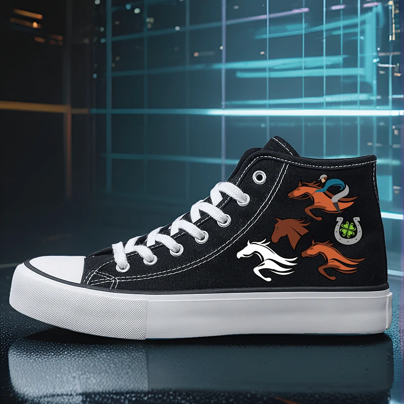 Women's Sports Shoes, Student Sports Enthusiasts, Spring and Summer Women's Canvas Shoes, Horse High-Top Round-Toe Flats-Soled Breathable Vulcanized Shoes, Digital Printing Women's Shoes
Women's Sports Shoes, Student Sports Enthusiasts, Spring and Summer Women's Canvas Shoes, Horse High-Top Round-Toe Flats-Soled Breathable Vulcanized Shoes, Digital Printing Women's Shoes