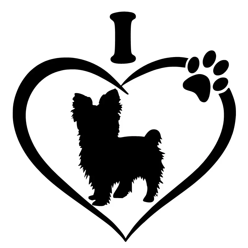 Hot Sell Personality I Love Yorkshire Terrier Car Sticker PVC Body Windshield Exquisite Auto Decal Motorcycle Laptop Decoration
Hot Sell Personality I Love Yorkshire Terrier Car Sticker PVC Body Windshield Exquisite Auto Decal Motorcycle Laptop Decoration
