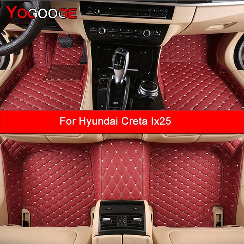YOGOOGE пользовательские автомобильные коврики для Hyundai Creta Ix25 автомобильные ковры аксессуары для ног Coche
YOGOOGE пользовательские автомобильные коврики для Hyundai Creta Ix25 автомобильные ковры аксессуары для ног Coche