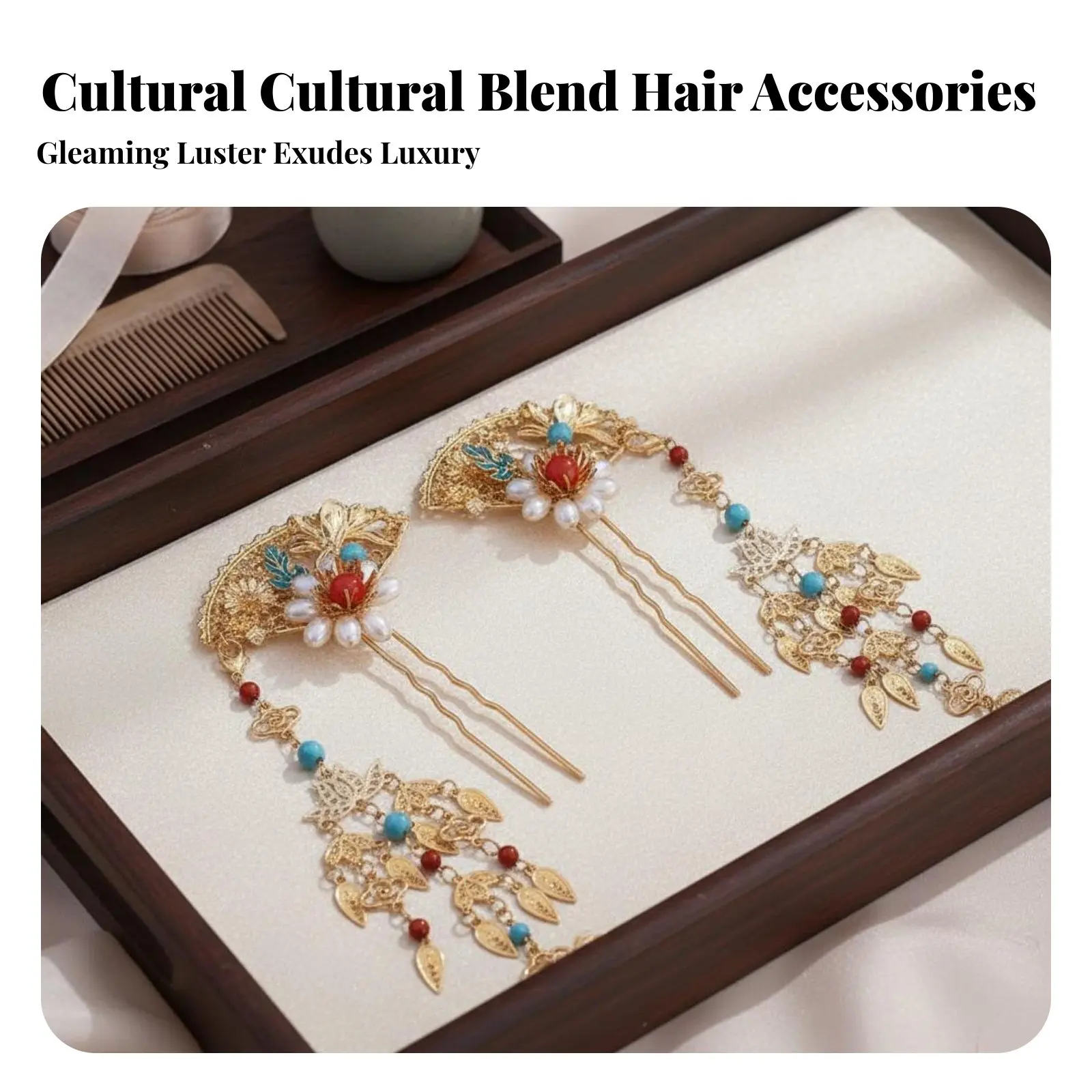 Traditional Chinese Attire Hair Accessory Set Gold-Plated Chinese Traditional Chinese Attire Hair Accessory Set Traditional
Traditional Chinese Attire Hair Accessory Set Gold-Plated Chinese Traditional Chinese Attire Hair Accessory Set Traditional