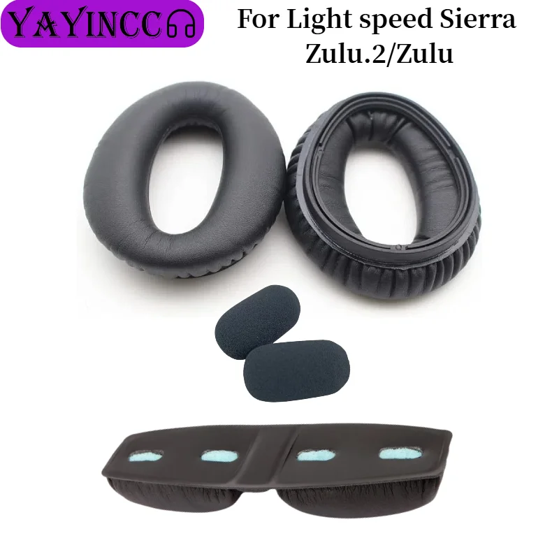 Head beam cushion Ear Pads For Light speed Sierra Zulu.2/Zulu Headphone Replacement Leather Pads High Quality Foam Pads
Head beam cushion Ear Pads For Light speed Sierra Zulu.2/Zulu Headphone Replacement Leather Pads High Quality Foam Pads