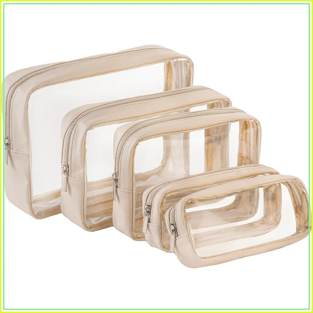 TSA Approved 5-Piece Clear Waterproof TPU Toiletry Storage Set Travel Packing Clutch Cube Bags for Baby Nursing
TSA Approved 5-Piece Clear Waterproof TPU Toiletry Storage Set Travel Packing Clutch Cube Bags for Baby Nursing