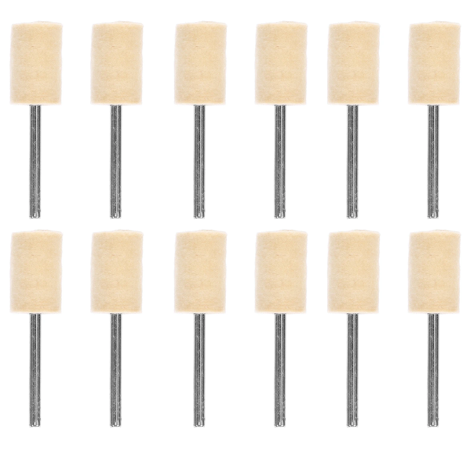 12 Pcs Wool Felt Polishing Bits 3mm Cylinder Shape Grinding Heads Buffing Wheels for Jewelry Plastic
12 Pcs Wool Felt Polishing Bits 3mm Cylinder Shape Grinding Heads Buffing Wheels for Jewelry Plastic