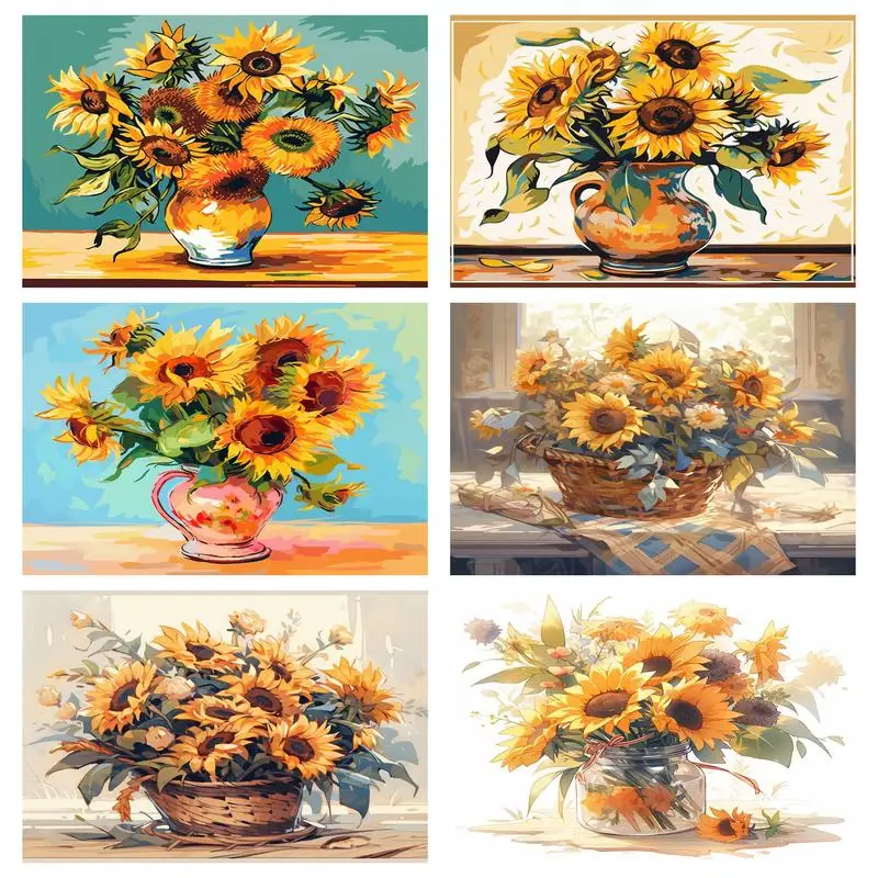 RUOPOT Flowers Diy Paint By Numbers Kits Handmade Wall Art Picture For Adults Home Decor With Frame
RUOPOT Flowers Diy Paint By Numbers Kits Handmade Wall Art Picture For Adults Home Decor With Frame
