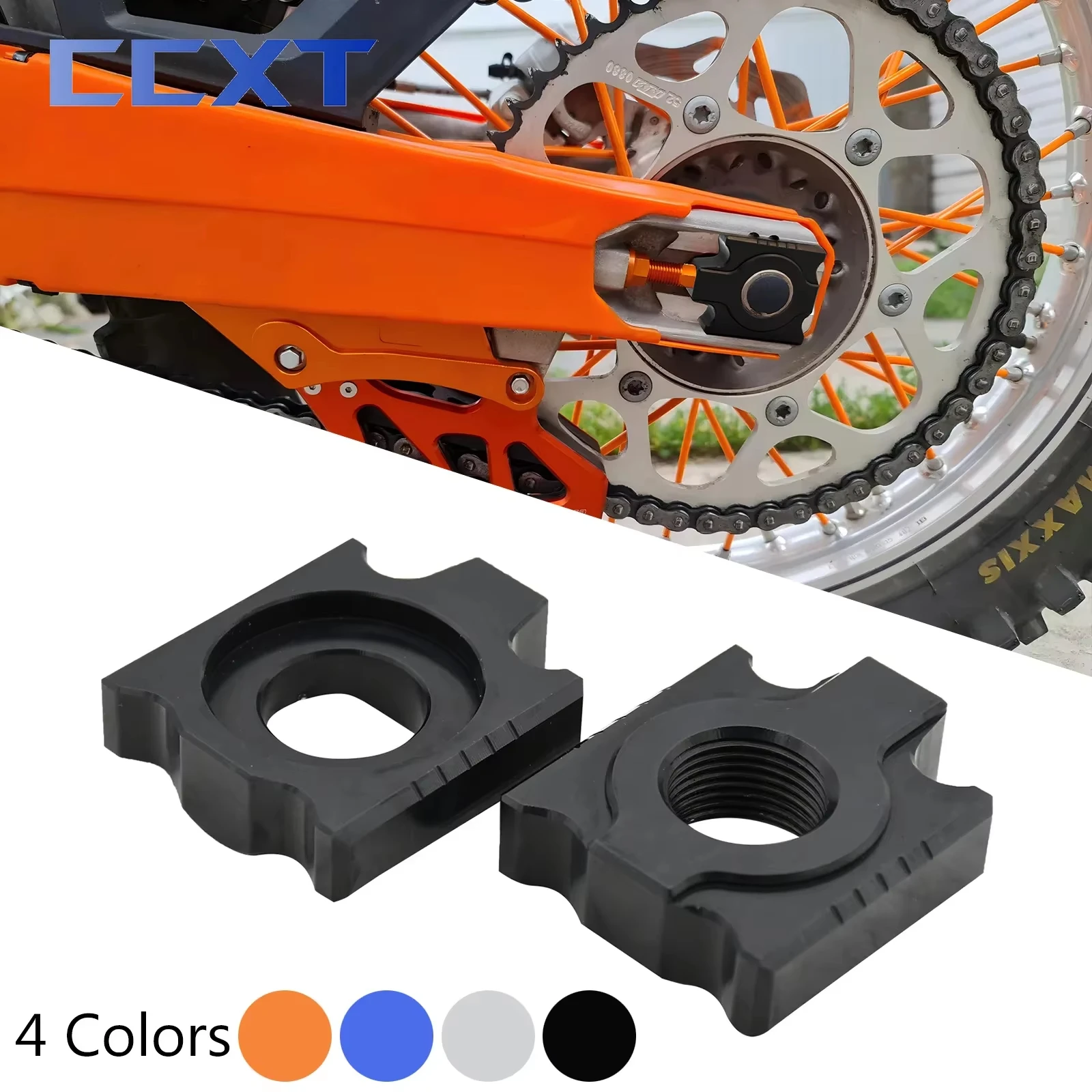 20mm CNC Aluminum Rear Chain Adjuster Axle Block For KTM 125-530cc SX SXF XC XCF XCW XCWF EXC EXCF 2008-2023 Motocross Universal
20mm CNC Aluminum Rear Chain Adjuster Axle Block For KTM 125-530cc SX SXF XC XCF XCW XCWF EXC EXCF 2008-2023 Motocross Universal