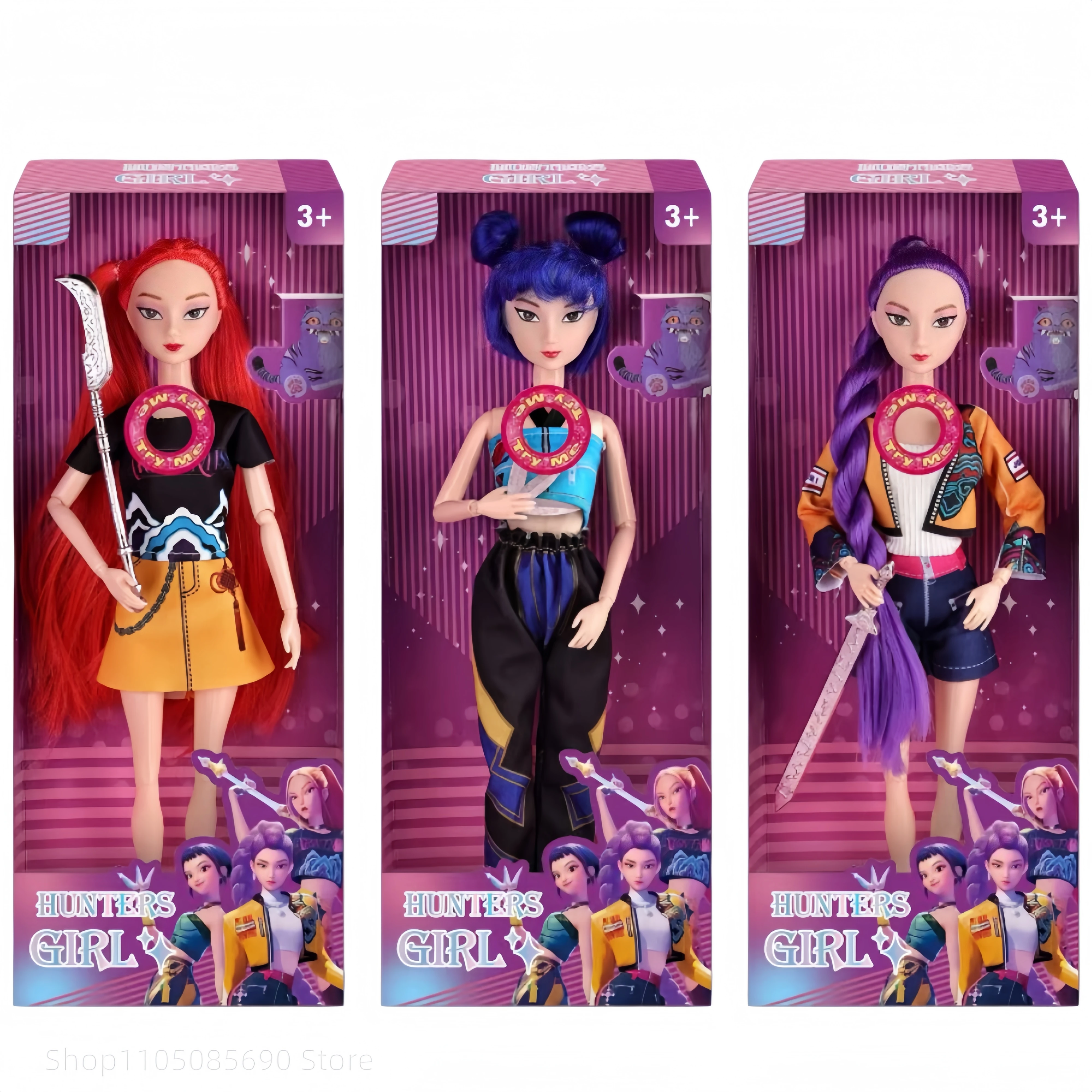 High quality Music Style anime KPop Demon Hunters Group of High Appearance Glue Doll Girl Heart Decorative Doll Holiday Gifts
High quality Music Style anime KPop Demon Hunters Group of High Appearance Glue Doll Girl Heart Decorative Doll Holiday Gifts
