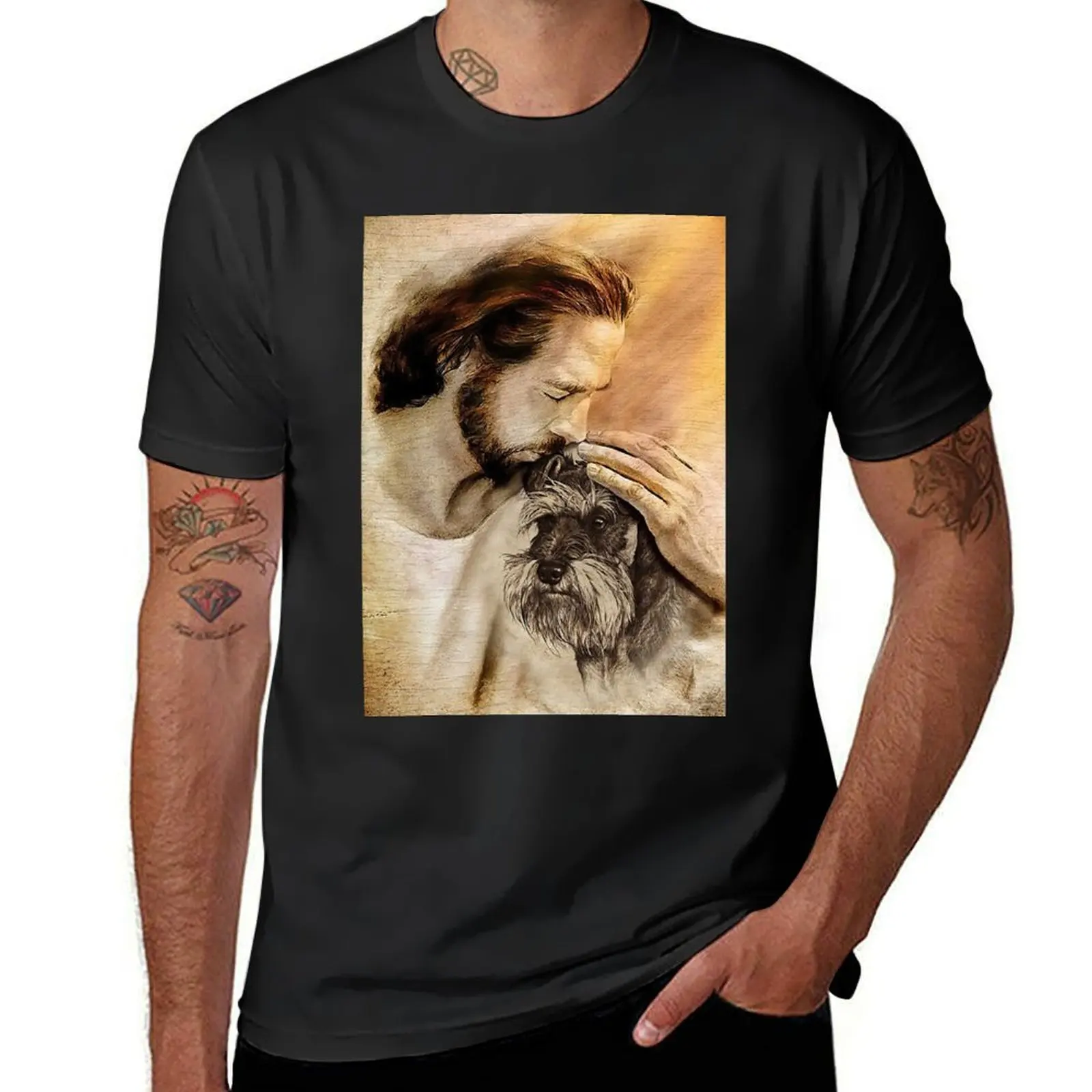 Love Jesus Schnauzer Poster Gift, Graphics Jesus Schnauzer Dog For Love Dog T-Shirt cute tops plus sizes t shirts for men cotton
Love Jesus Schnauzer Poster Gift, Graphics Jesus Schnauzer Dog For Love Dog T-Shirt cute tops plus sizes t shirts for men cotton