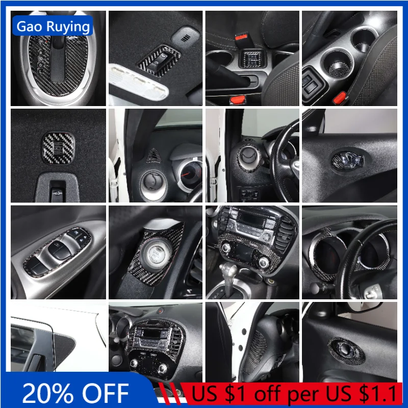 Для Nissan Juke Infiniti ESQ 2011-19 мягкое углеродное волокно, центральная панель управления автомобиля, наклейки на вентиляционные отверстия, автомобильные аксессуары 
Для Nissan Juke Infiniti ESQ 2011-19 мягкое углеродное волокно, центральная панель управления автомобиля, наклейки на вентиляционные отверстия, автомобильные аксессуары