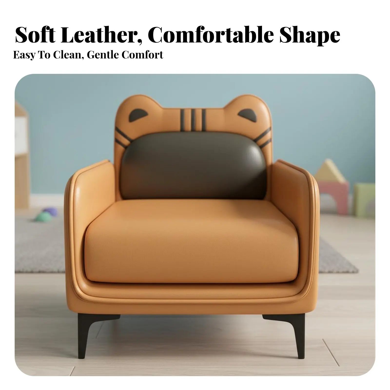 cumulusShaped Mini Sofa Kid-Sized children's Furniture Soft and Comfy Modern Look for Toddlers, Nursery
cumulusShaped Mini Sofa Kid-Sized children's Furniture Soft and Comfy Modern Look for Toddlers, Nursery