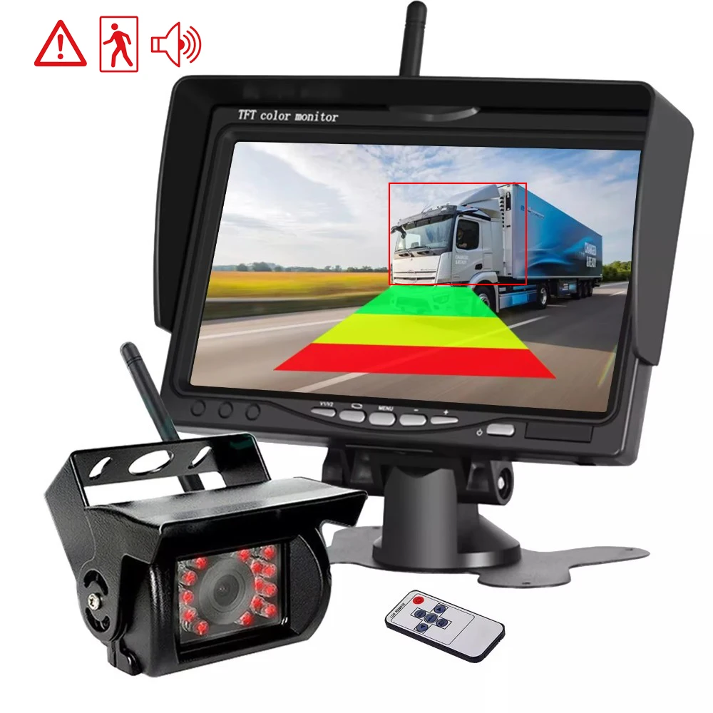 7 Inch BSD 4CH Monitor AHD Waterproof Wireless Camera 12-24V Night View Wifi Rearview Camera Car Reversing Aid For Truck RV Car
7 Inch BSD 4CH Monitor AHD Waterproof Wireless Camera 12-24V Night View Wifi Rearview Camera Car Reversing Aid For Truck RV Car