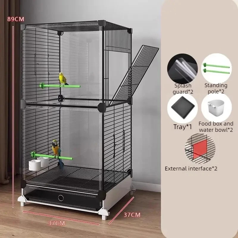 Aviary Quail Bird Cages Feeder Cockatiel Outdoor Feeder Pigeon Bird Cages Flight Luxury Goods Jaula Para Canarios Bird Supplies
Aviary Quail Bird Cages Feeder Cockatiel Outdoor Feeder Pigeon Bird Cages Flight Luxury Goods Jaula Para Canarios Bird Supplies
