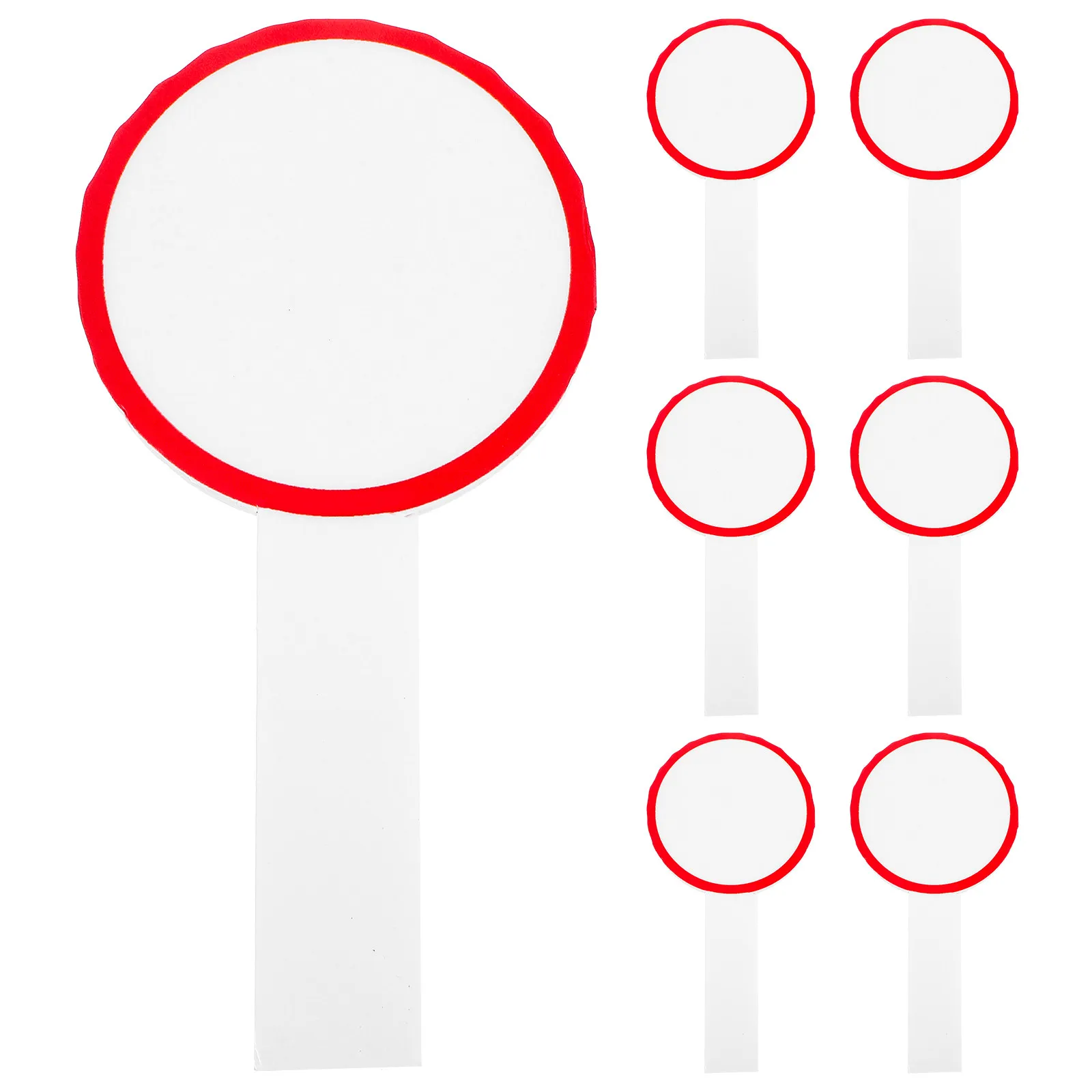 6pcs Single Sided Handheld Whiteboard Scoring Board Dry Erase Paddle Boards For Voting Auctions Classroom Game Answer Mini
6pcs Single Sided Handheld Whiteboard Scoring Board Dry Erase Paddle Boards For Voting Auctions Classroom Game Answer Mini