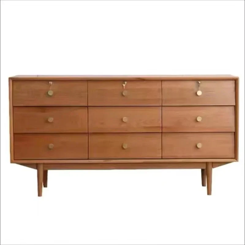 Nine-Drawer Nordic Cherrywood Chest of Bedroom Storage White Side Cabinet Locker
Nine-Drawer Nordic Cherrywood Chest of Bedroom Storage White Side Cabinet Locker