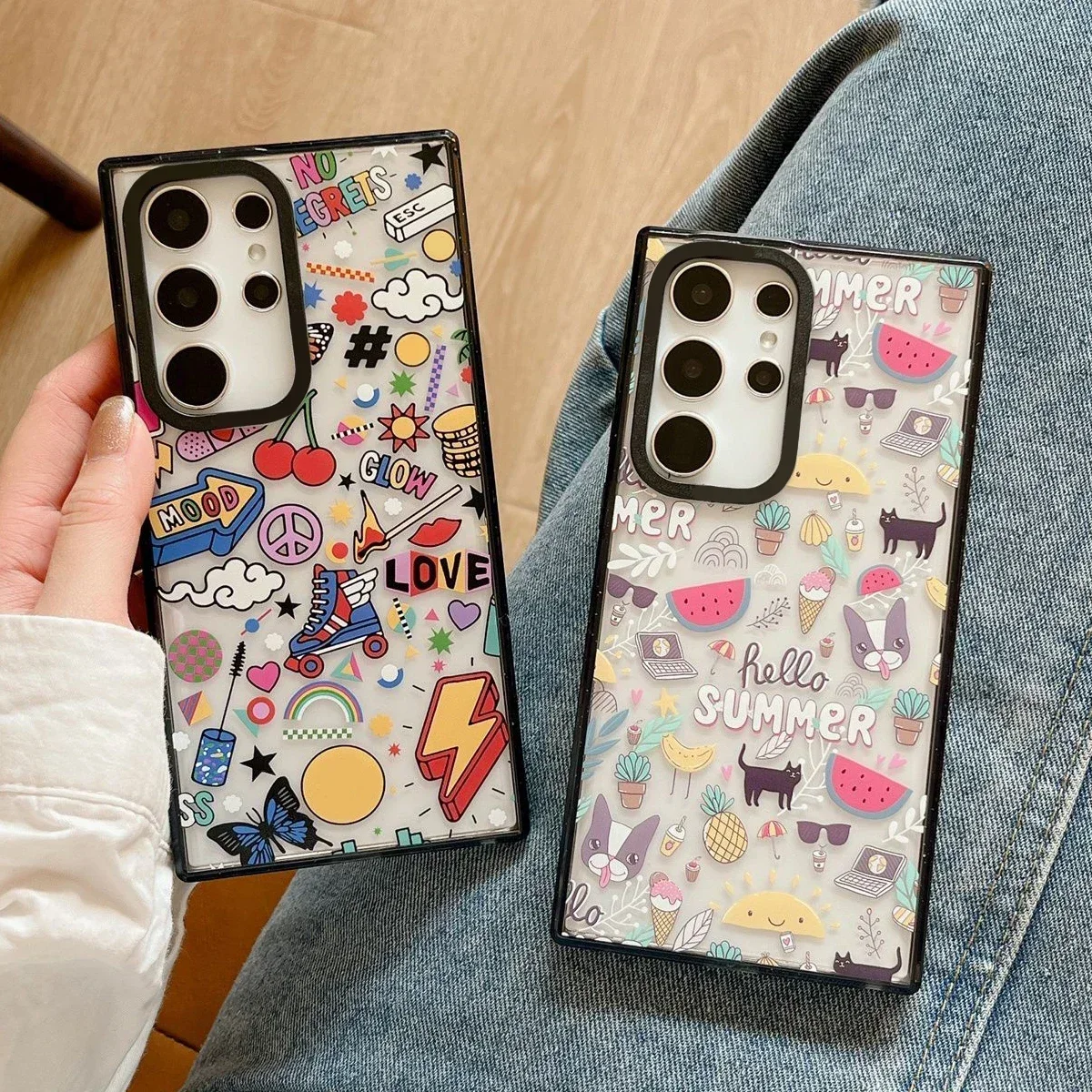 Summer Cat Acrylic Black Border Case for Samsung Galaxy S22 S23 S24 S25 Ultra S22+ S23+ S24 Plus Cover Protective Shell
Summer Cat Acrylic Black Border Case for Samsung Galaxy S22 S23 S24 S25 Ultra S22+ S23+ S24 Plus Cover Protective Shell