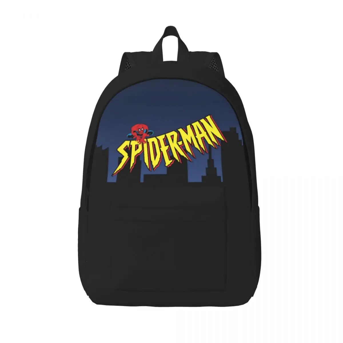 Spider Man 90's Animated Series Title Screen Backpack Women Men Pattern Backpacks Polyester Stylish School Bags Camping Rucksack
Spider Man 90's Animated Series Title Screen Backpack Women Men Pattern Backpacks Polyester Stylish School Bags Camping Rucksack