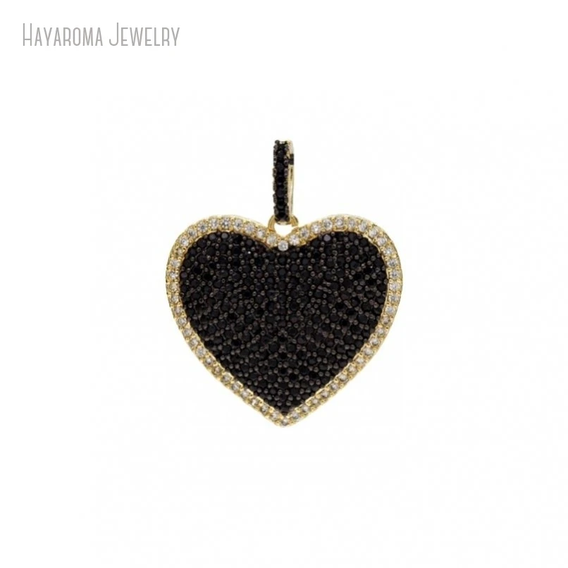 2Pcs Hearts Heart Shape Point Wholesale Gift For Her Jewelry Black Gold Color Copper Invisible Setting Pendant PM47728
2Pcs Hearts Heart Shape Point Wholesale Gift For Her Jewelry Black Gold Color Copper Invisible Setting Pendant PM47728