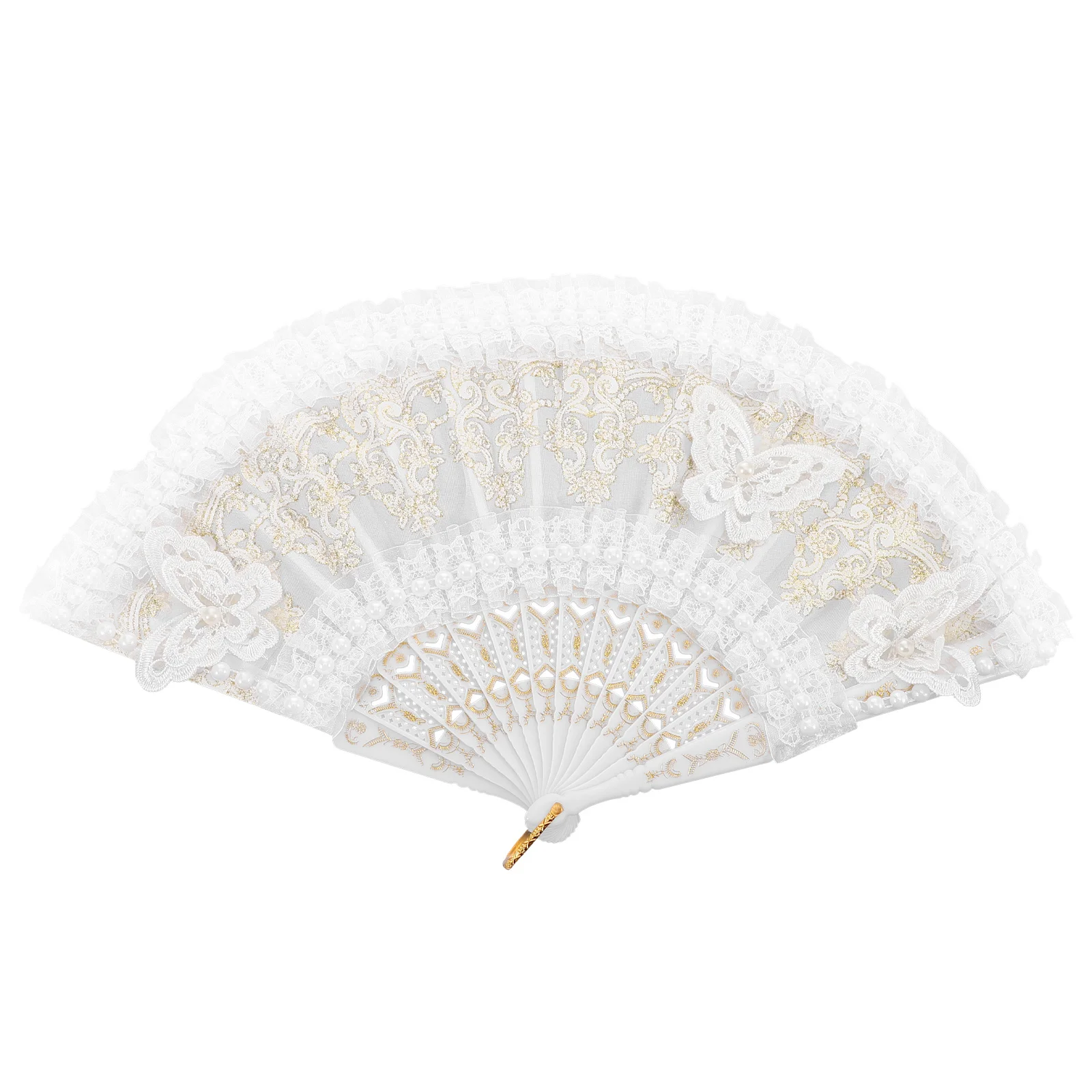 Floral Lace Folding Chinese Fan Vintage Butterfly Bridal Wedding Lolita Party Dancing Props Photography Performance 
Floral Lace Folding Chinese Fan Vintage Butterfly Bridal Wedding Lolita Party Dancing Props Photography Performance