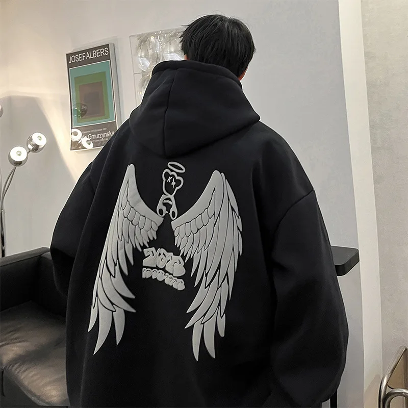 Hooded Hoodie Men's Autumn and Winter American High Street Fashion Brand with Thick Velvet and Heavy Weight Loose Jacket Trend
Hooded Hoodie Men's Autumn and Winter American High Street Fashion Brand with Thick Velvet and Heavy Weight Loose Jacket Trend