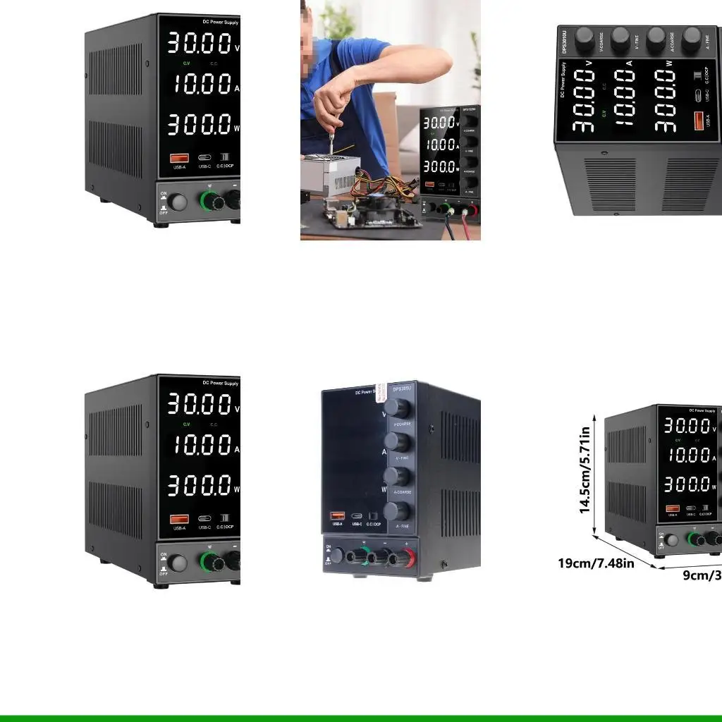 U55C Regulated Power Supply 0 to 30V/60V/120V/160V Encoders Control Two USB Type C Port Overcurrent Safety Features
U55C Regulated Power Supply 0 to 30V/60V/120V/160V Encoders Control Two USB Type C Port Overcurrent Safety Features