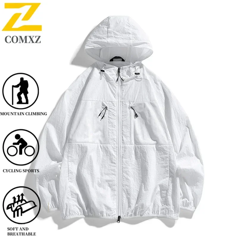 High Quality UV Jacket Men's Summer Thin Breathable Ice Silk Sunscreen Skin Windbreaker Unisex Fishing Waterproof Hooded Coat
High Quality UV Jacket Men's Summer Thin Breathable Ice Silk Sunscreen Skin Windbreaker Unisex Fishing Waterproof Hooded Coat