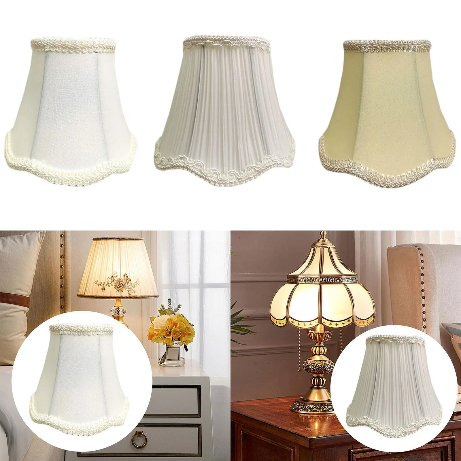 Trumpet Lamp Shade Cloth Table Lamp Lampshade Ceiling Light Cover Classic Chandelier Lamp Cover for Kitchen Home Bar Dorm Cafe
Trumpet Lamp Shade Cloth Table Lamp Lampshade Ceiling Light Cover Classic Chandelier Lamp Cover for Kitchen Home Bar Dorm Cafe
