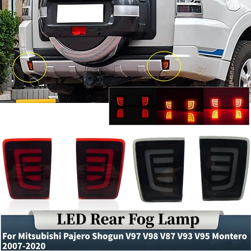 1Piar For Mitsubishi Pajero Shogun V97 V98 V87 V93 V95 Montero 2007-2020 LED Rear Bumper Lamp Accessories
1Piar For Mitsubishi Pajero Shogun V97 V98 V87 V93 V95 Montero 2007-2020 LED Rear Bumper Lamp Accessories