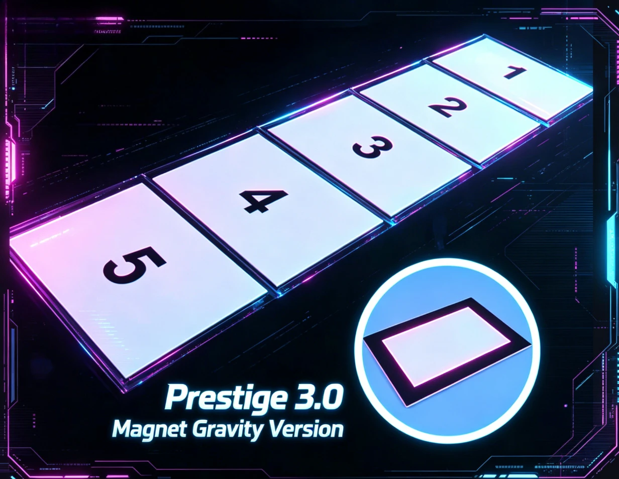 Prestige 3.0 Magnet Gravity Version Magic Tricks Visual Prediction Board Stage Mentalism Illusions Gimmicks Comedy Magia Props
Prestige 3.0 Magnet Gravity Version Magic Tricks Visual Prediction Board Stage Mentalism Illusions Gimmicks Comedy Magia Props